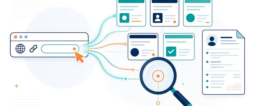Illustrated cover of a person comparing job-link clues to identify which applicant tracking system a posting uses.